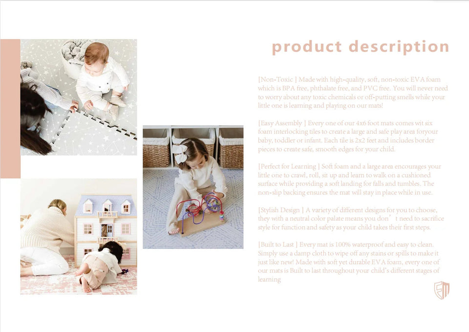 LOEF speelmat voor kinderen - Rainbow Sun